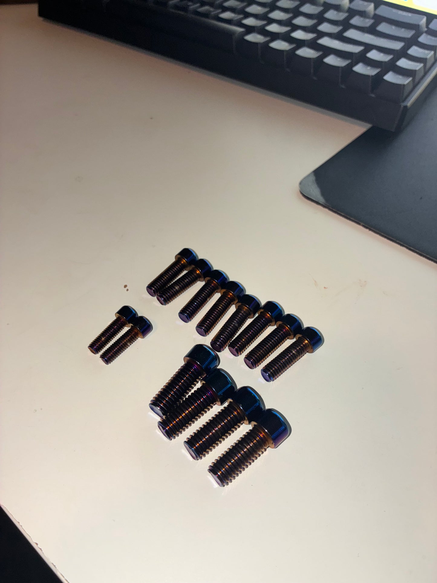 Titanium handle bar kit