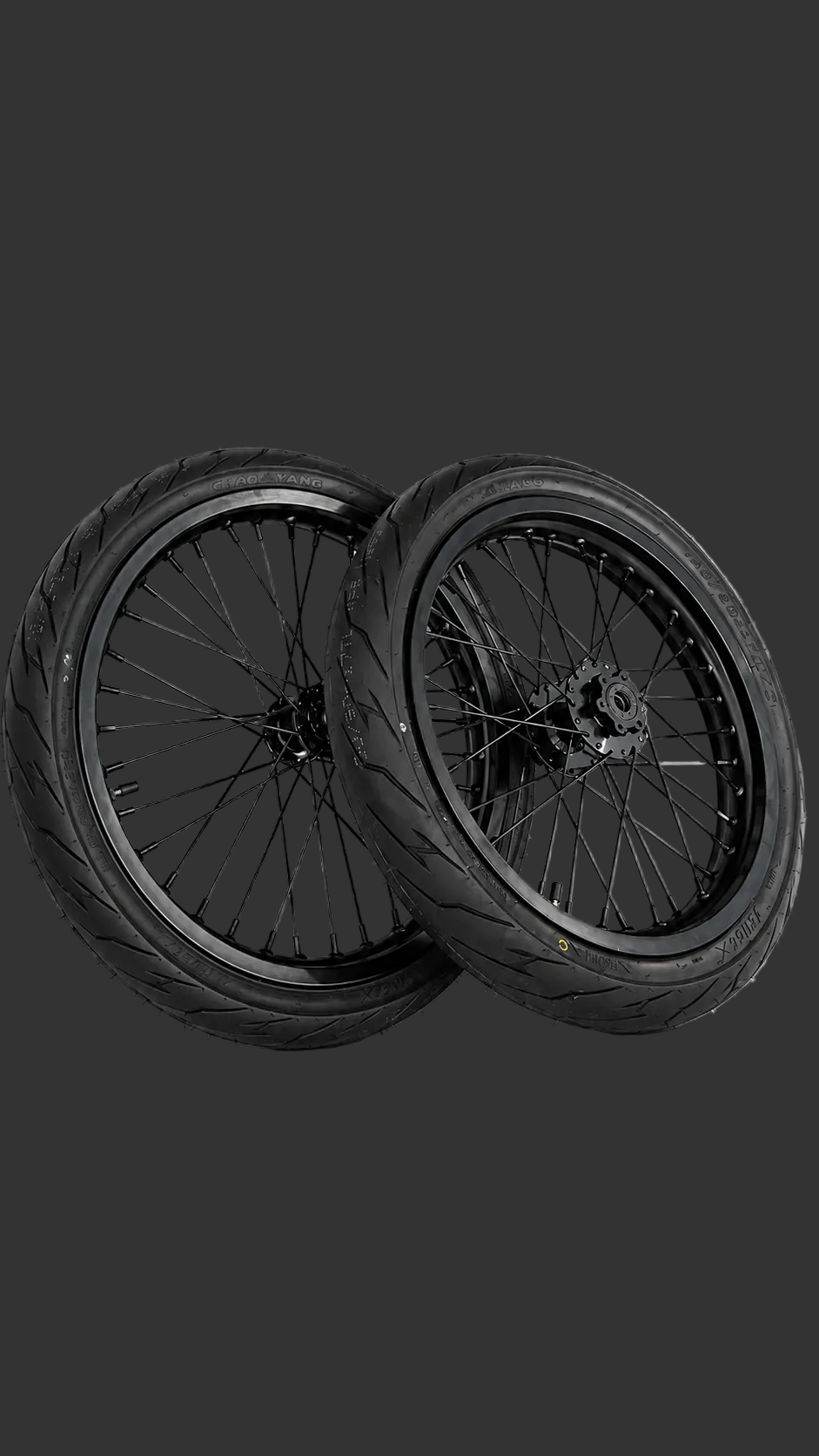 17” Light Bee/Eride Supermoto Wheel Set