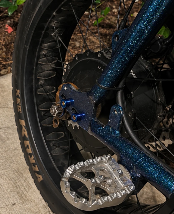 Super73 Dropout Titanium Bolt Set — 4 Bolts